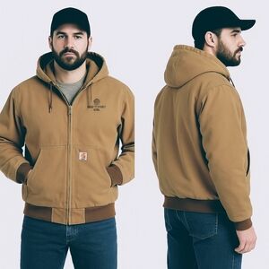 Carhartt J131 Duck Active Jacket USA Made Thermal Lined GUC Size 4XL       F213